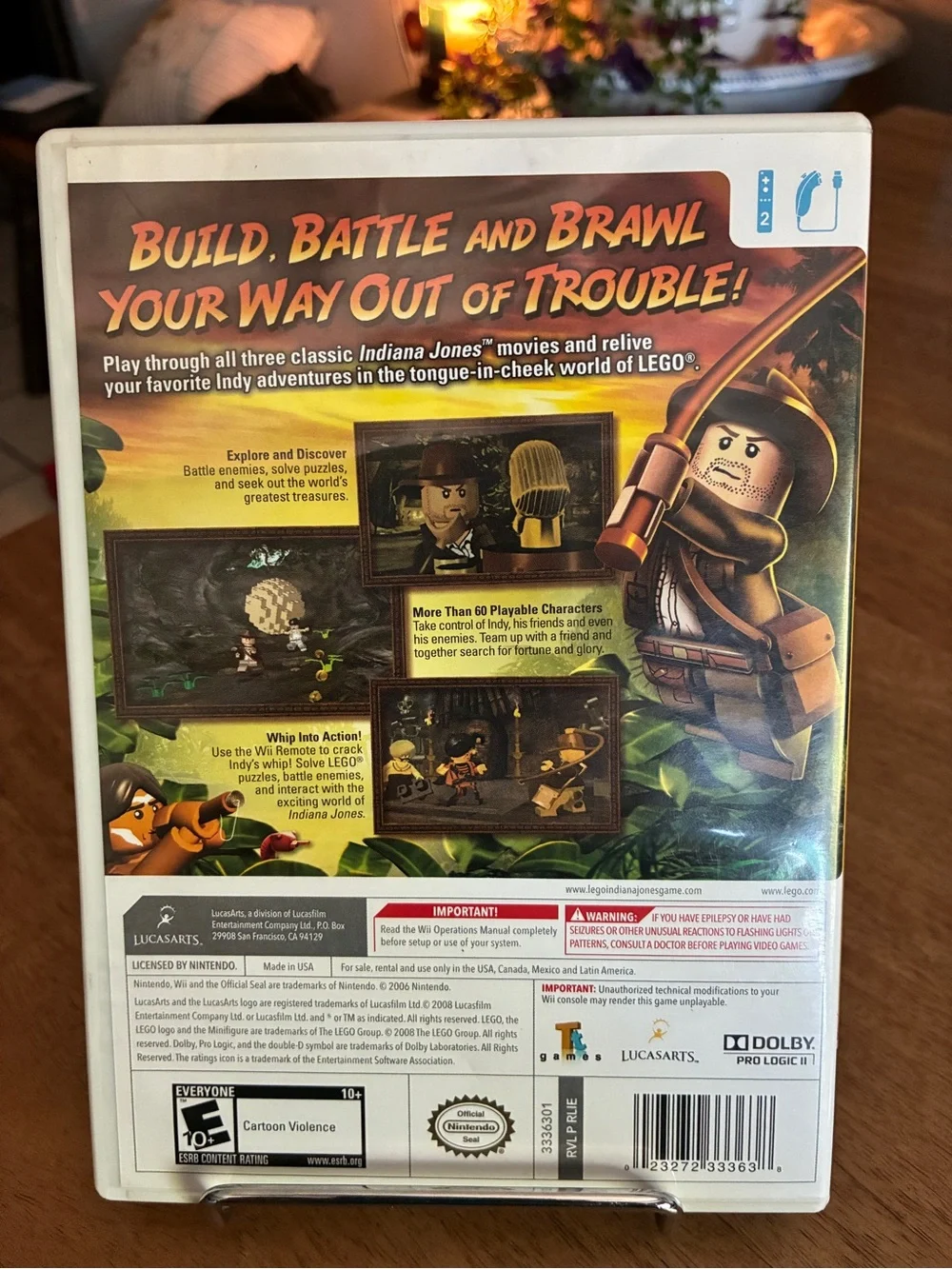 Lego back cover